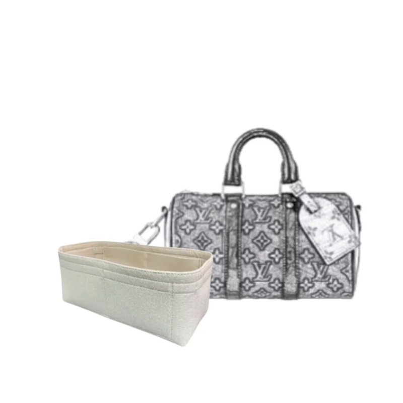 【香港製造】Bag Organizer - LV Keepall Bandoulière 25 - 化妝包/收納袋 - 其他材質 多色