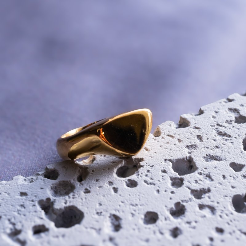 [Signet] Silver 925 Ring, Plating Available (Made-to-Order) S-065 - แหวนทั่วไป - โลหะ สีเงิน