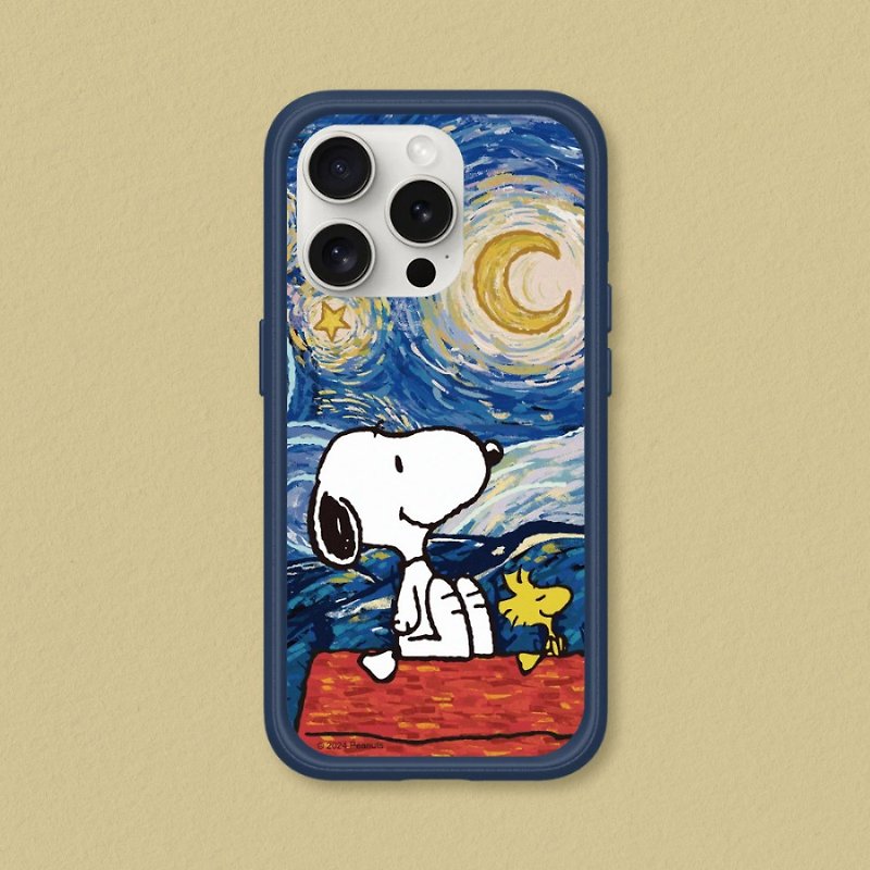 Mod NX 携帯電話ケース∣スヌーピー×トップアートマスター/Starry Night-ストレート for iPhone - スマホアクセサリー - プラスチック 多色
