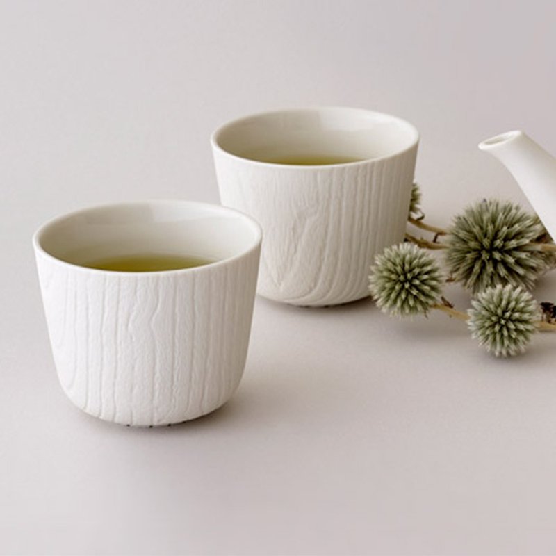 MU / 東方茶杯 160ml(白)-二入 - 水壺/水瓶 - 瓷 白色