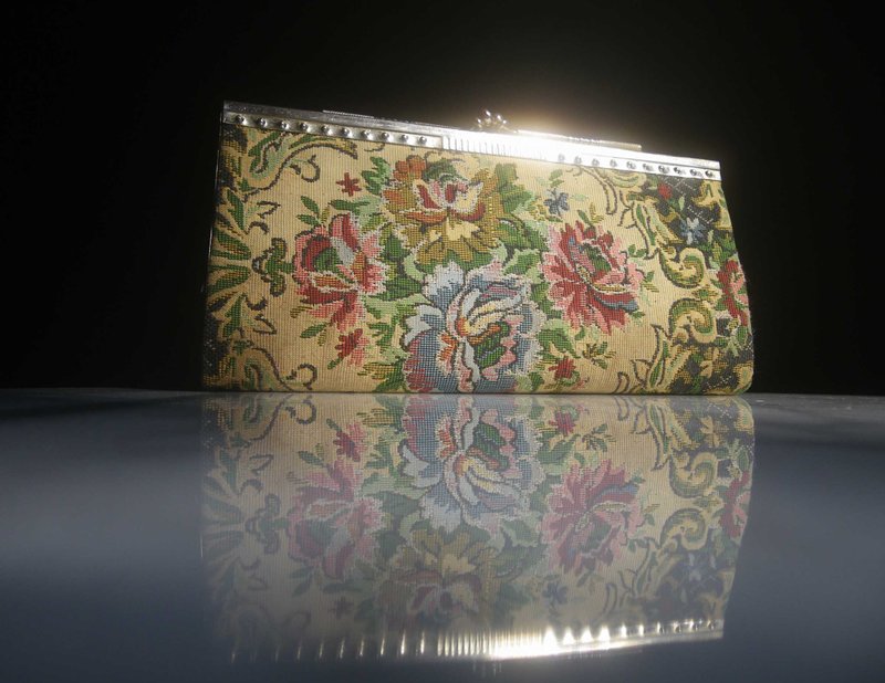 輝煌年代 OLD ERA _早期二手歐洲緹花刺繡布手拿包 - 手拿包 - 其他材質 