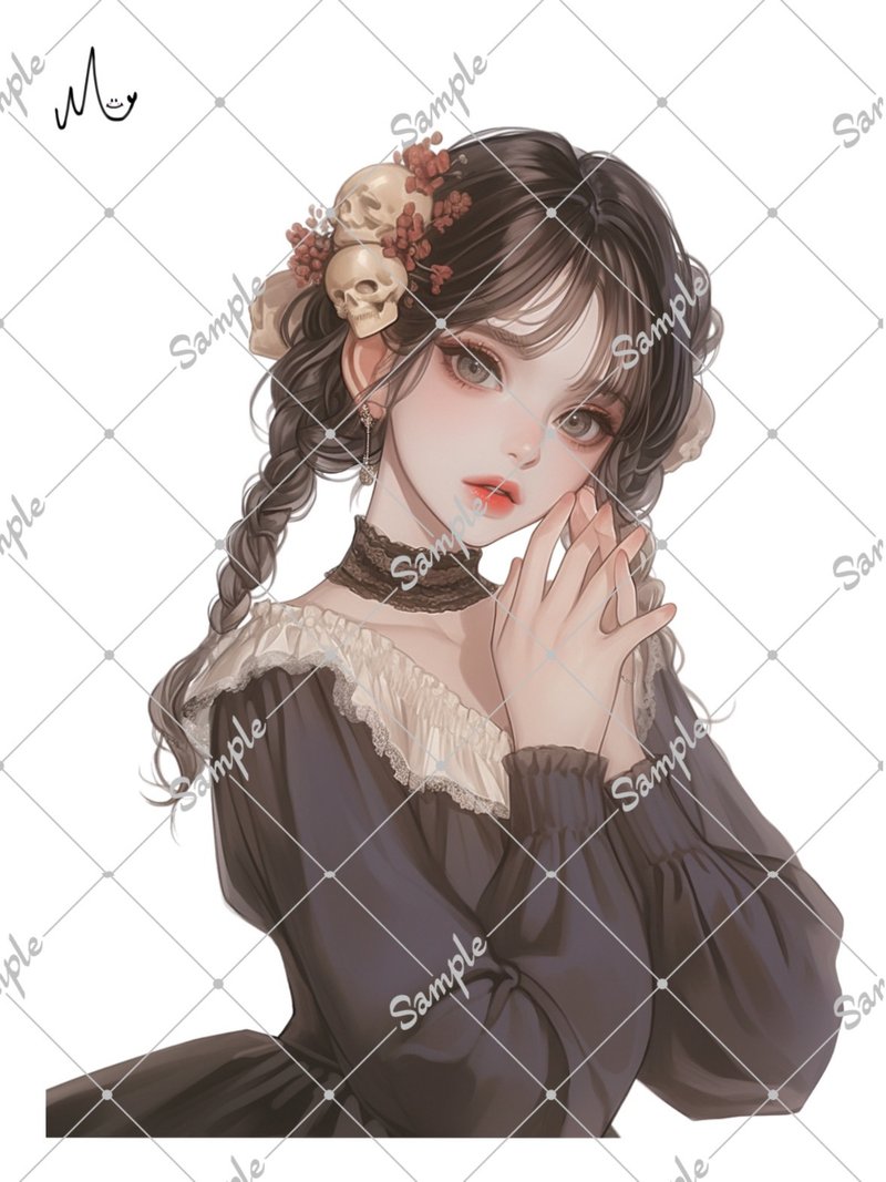 オリジナル人物ステッカー - 貼紙 - 紙 