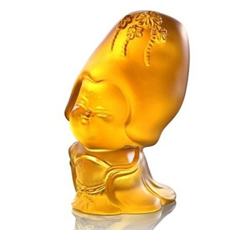 LIULI  LIVING 唐代仕女系列 心機美人 - 擺飾/家飾品 - 玻璃 黃色