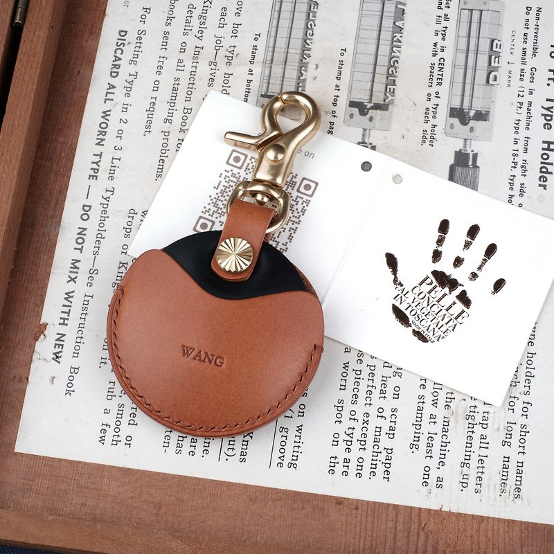 gogoro/gogoro2 EC-05 鑰匙專用皮套 Key holder / buttero焦糖棕 - 鑰匙圈/鑰匙包 - 真皮 咖啡色