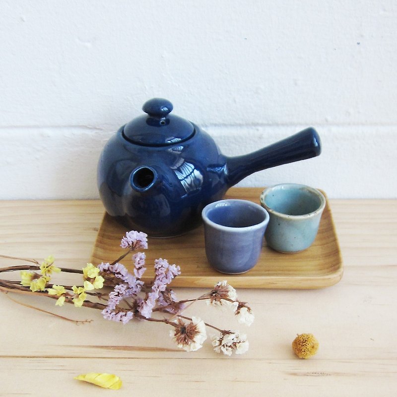 Handmade Potteries Tea Sets Selected by Tan / SET45 - เซรามิก - ดินเผา สีน้ำเงิน