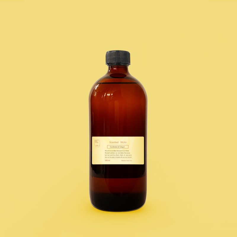 【GIN-GER】碧露梔子薑芬擴香補充瓶 500ml - 香氛/精油/擴香 - 精油 