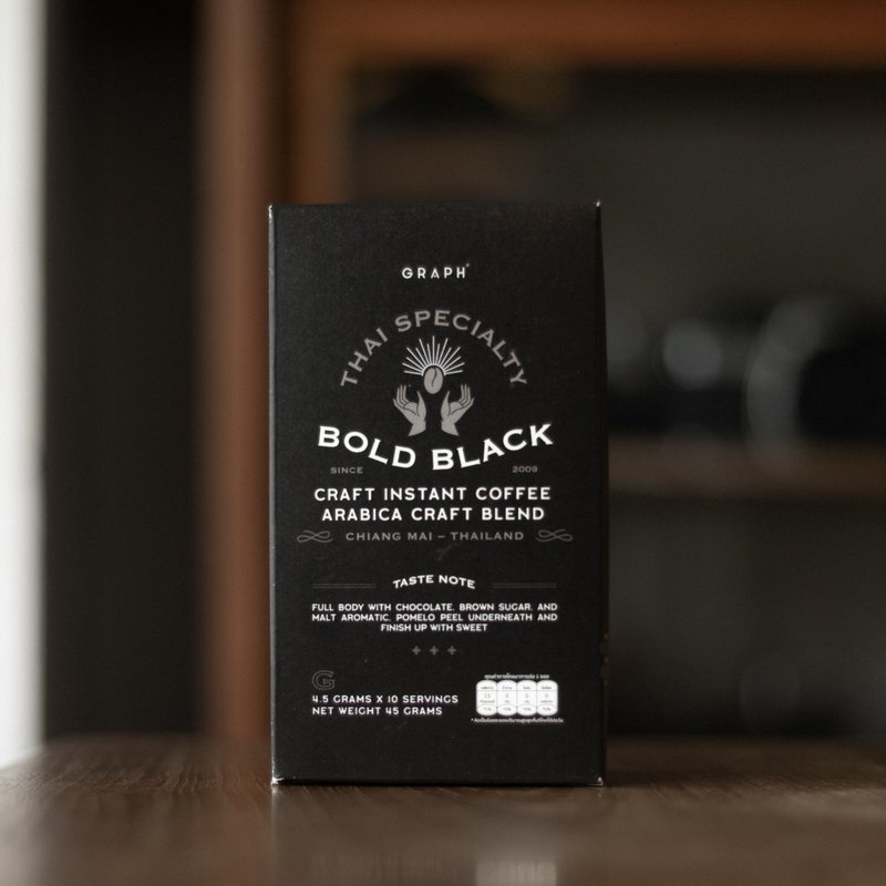 GRAPH | ARABICA INSTANT COFFEE - BOLD BLACK - Coffee - Other Materials 