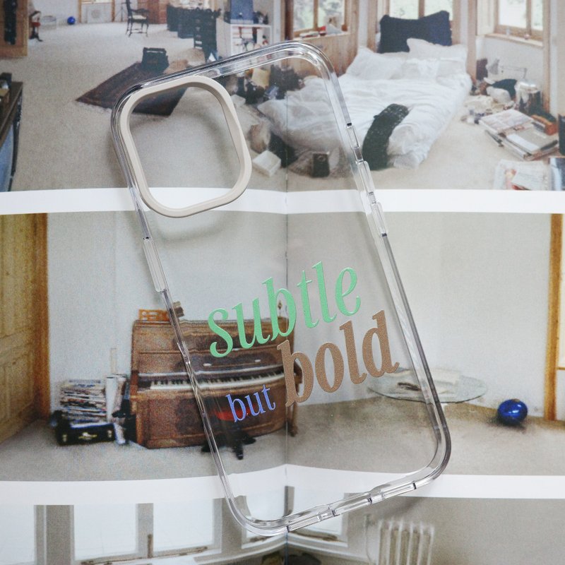 subtle but bold 犀牛盾clear透明手機殼 - 手機殼/手機套 - 塑膠 藍色