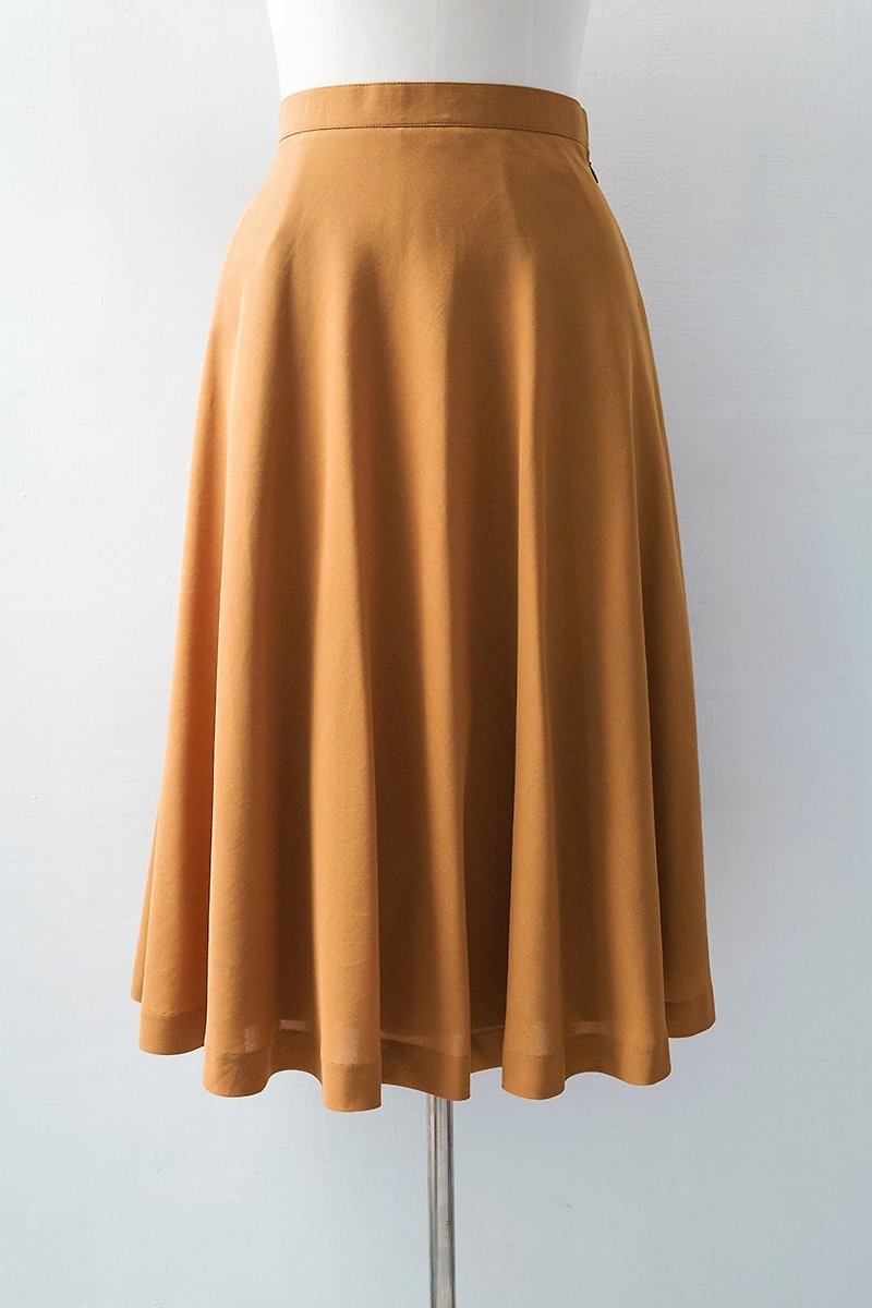 Banana Flyin '| vintage | Japan Kitazawa under plain skirt wild - Skirts - Cotton & Hemp 