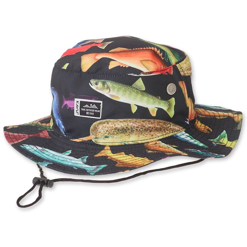 【西雅圖 KAVU】BFE 漁夫帽 魚的盛宴 #1055 - 帽子 - 聚酯纖維 多色