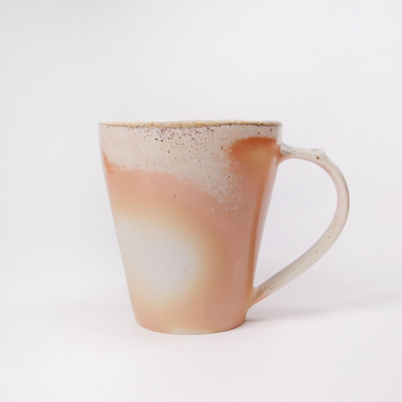 Ming bud kiln l 夕蒙柴烧白瓷马克 - แก้วมัค/แก้วกาแฟ - เครื่องลายคราม สีส้ม