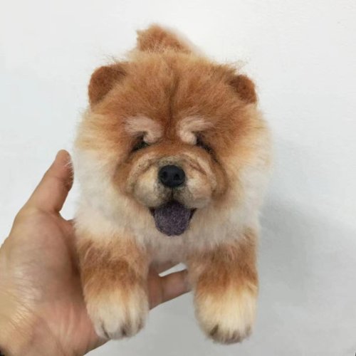 LifeXtyle 樂活式 客製化逼真松獅犬羊毛氈寵物娃娃定製複刻狗狗貓咪毛小孩公仔