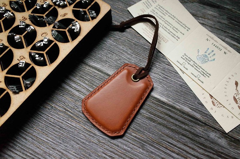 Taiwan EASYCARD Keyring B-Type- Brown - ID & Badge Holders - Genuine Leather Brown