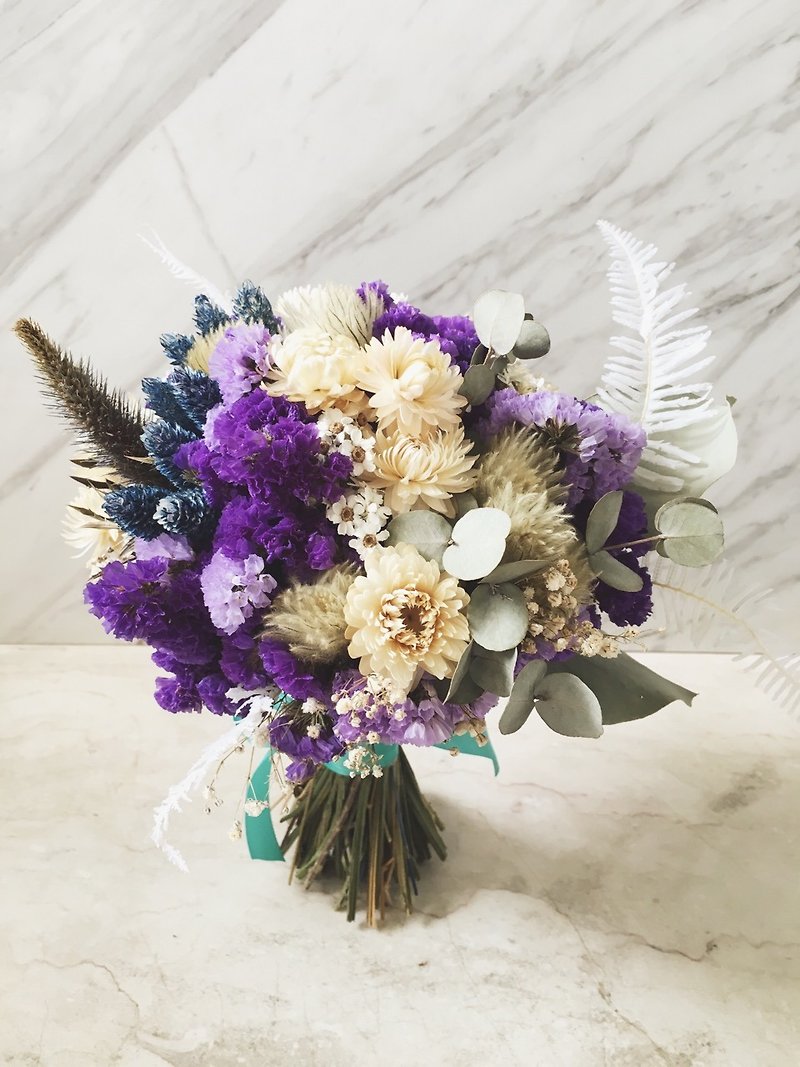 I Wedding collection I romantic whirlpool dance_dry bouquet_wedding/wedding photography (customizable) - Plants - Plants & Flowers Purple