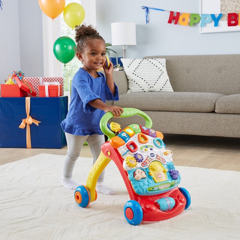 Vtech 2-in-1 Sit-to-Stand Learning Walker - Red - ของเล่นเด็ก - พลาสติก 