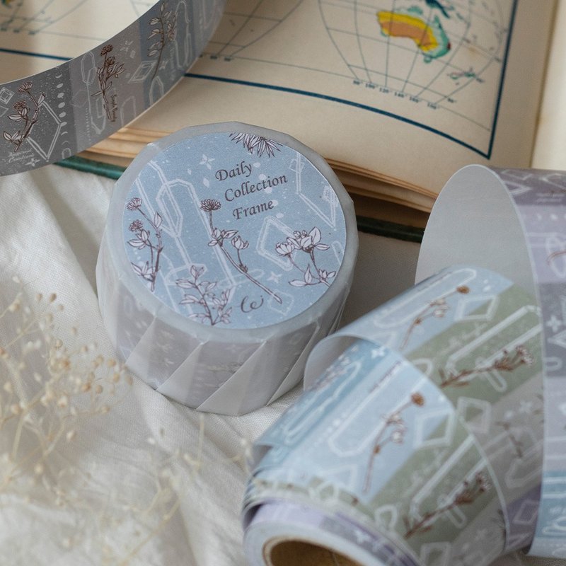 Daily Collection Frame - 3cm Label Sticker - มาสกิ้งเทป - กระดาษ สึชมพู
