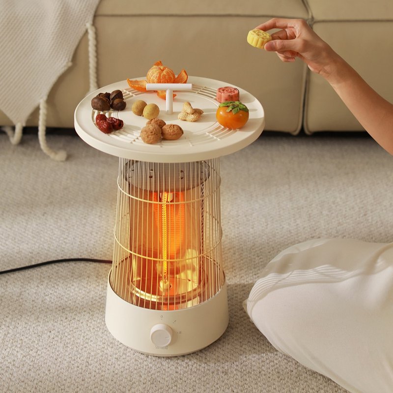 [Super Early Bird Exclusive Offer] Carbon Electric Heater Round Table | Electric Heating Table Coffee Table Heater Fan Heater - เครื่องใช้ไฟฟ้าขนาดเล็กอื่นๆ - วัสดุอื่นๆ 