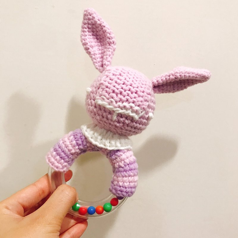 Handmade baby rattle - Kids' Toys - Cotton & Hemp Pink