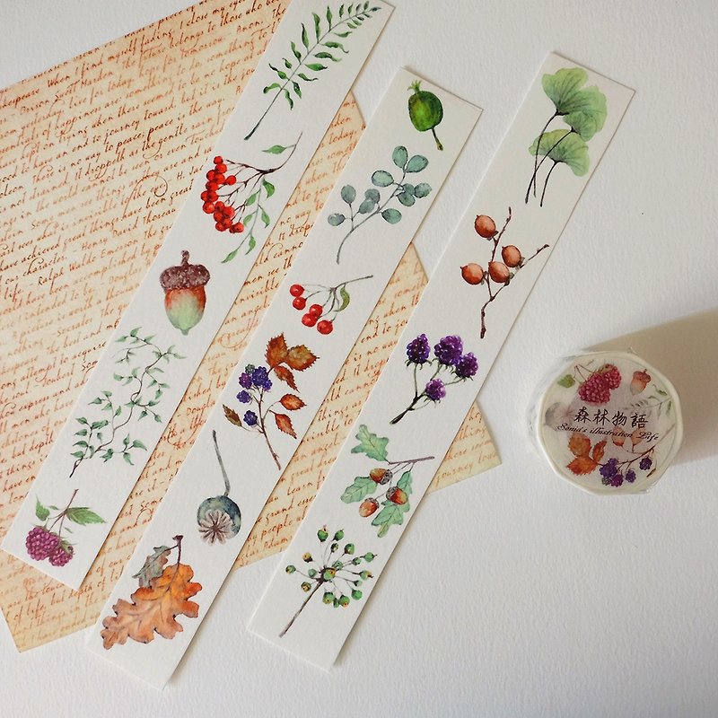 Forest Story tapes - Washi Tape - Paper 