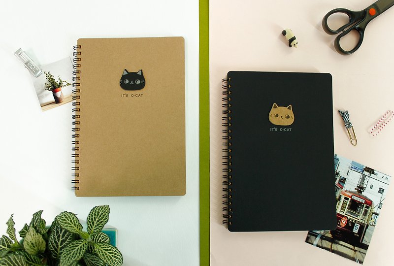 O-CAT-Cut Cat Coil Note (25K / Horizontal) - Notebooks & Journals - Paper 