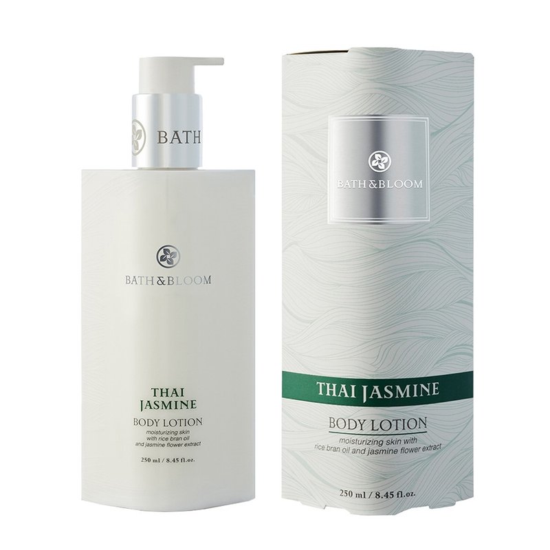 【Bath & Bloom】 泰國茉莉香氛身體乳 250ml - 身體乳/按摩油 - 其他材質 白色