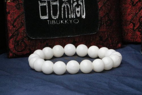 深海シャコ貝 硨磲 高品質 全玉化料　ブレスレット 深海シャコ貝 硨磲 半玉化料 ブレスレット 【2025厳選】硨磲佛珠