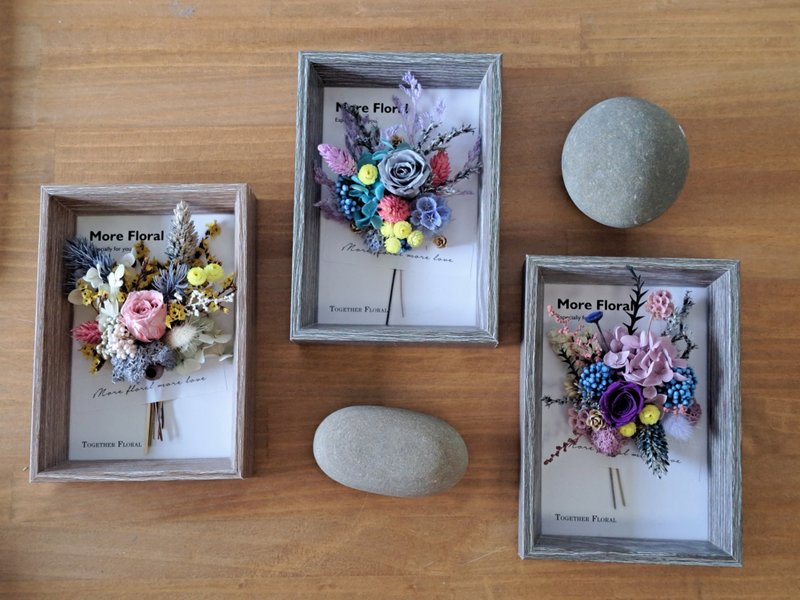 Preserved flower table frame - ช่อดอกไม้แห้ง - พืช/ดอกไม้ 