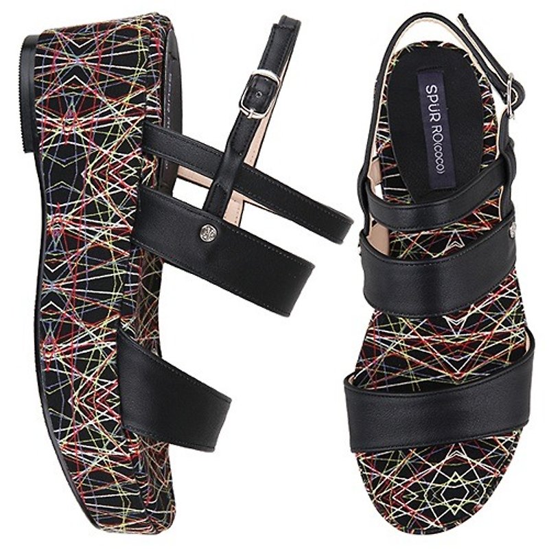 【Summer must buy】SPUR Color line Platform FS8105 BLACK - High Heels - Genuine Leather Black