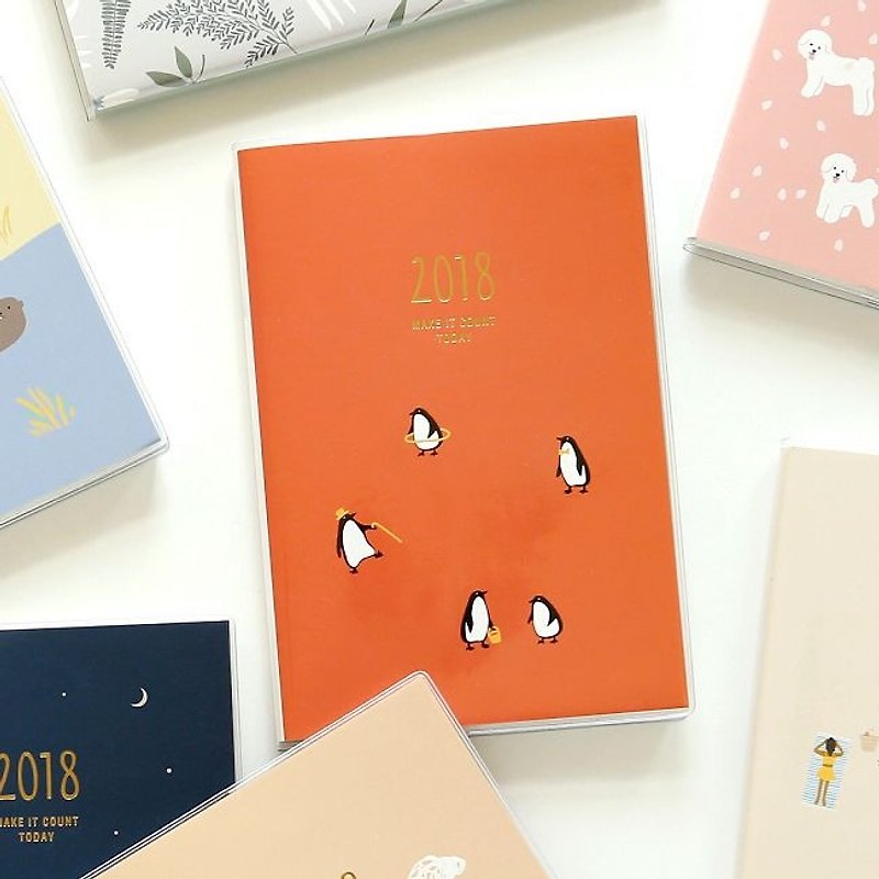 Dailylike 2018 Daily sketches Zhou Zhi - 01 Penguin, E2D05972 - Notebooks & Journals - Paper Orange