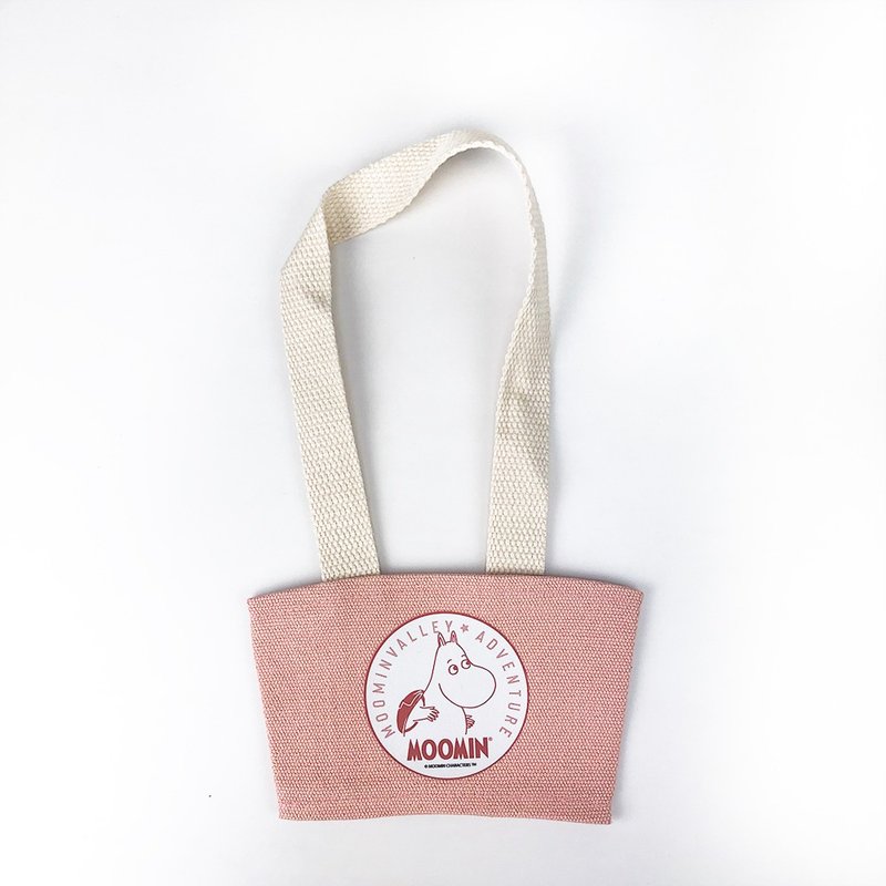 Moomin Lulu Rice Authorized-Drink Bag-Adventure (Pink), AE11 - ถุงใส่กระติกนำ้ - ผ้าฝ้าย/ผ้าลินิน สึชมพู