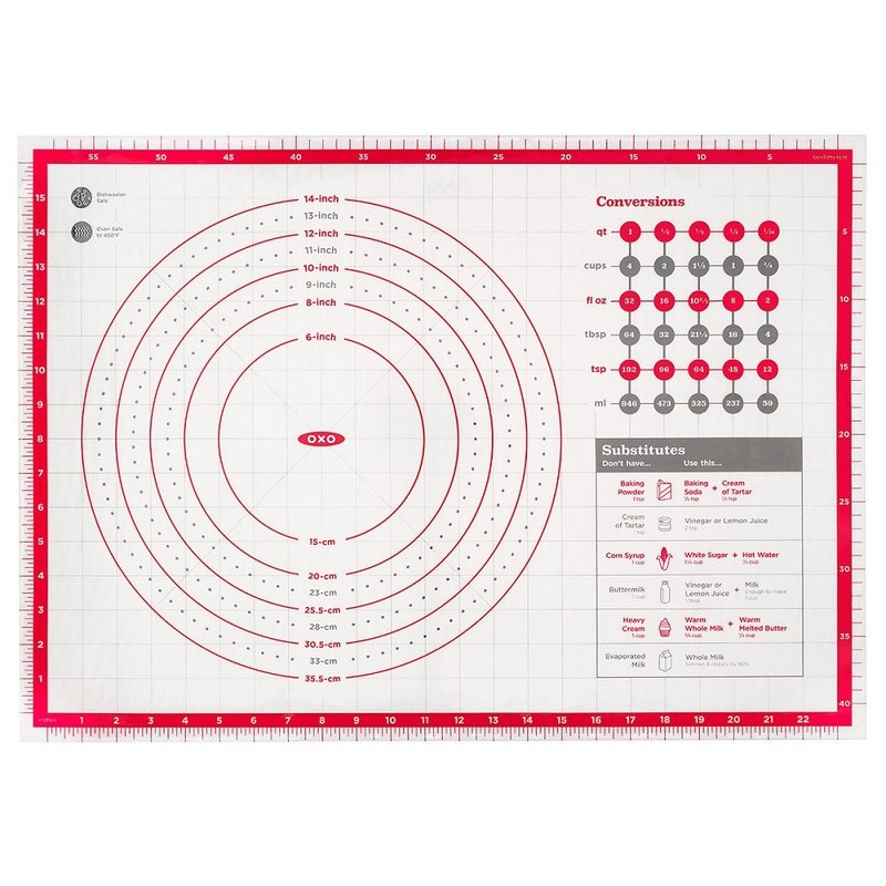【新品】OXO 矽膠不沾烘焙墊 - 廚具 - 其他材質 紅色