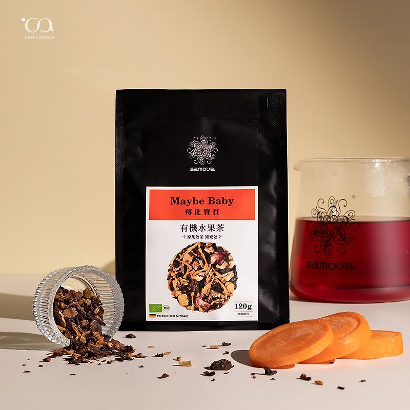 新鮮食材 茶葉/漢方茶/水果茶 紅色 - 【Refill 原葉散茶補充包】天然水果茶 莓比寶貝 | 120g