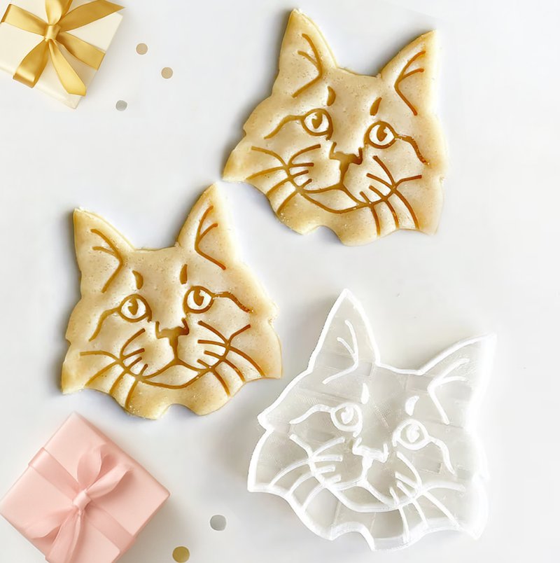 Maine Coon Cookie Cutter - 其他 - 塑膠 