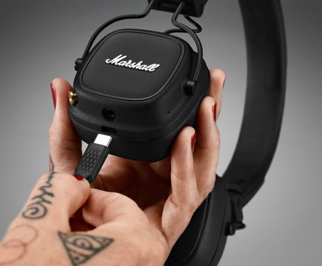 Marshall Major IV ワイヤレス オーバーイヤー Bluetooth ヘッドホン