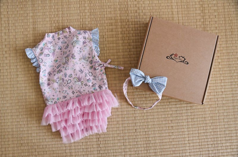 Unicorn horse tutu ass package clothing group caught weeks to salivate with the moon - Baby Gift Sets - Cotton & Hemp Pink