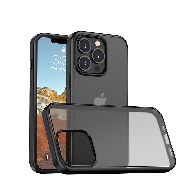 CASE SHOP iPhone 13 Pro (6.1吋) 抗震防刮殼-魔影黑 - 手機殼/手機套 - 其他材質 