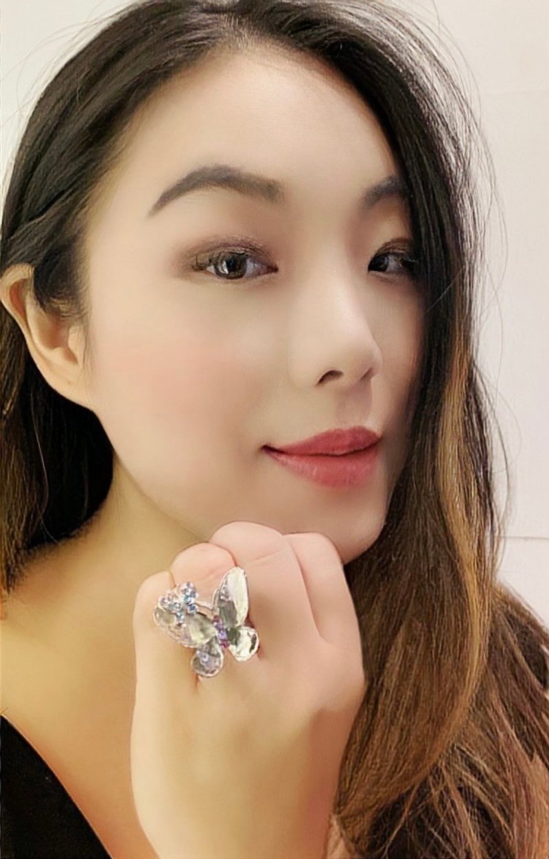 綻放蝴蝶戒 - 戒指 - 其他材質 