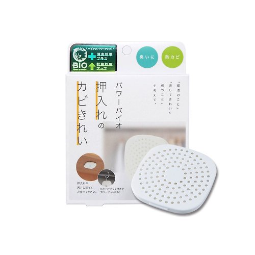 日本COGIT 日本COGIT 日製BIO可掛式長效除臭防霉貼片盒-衣櫃/櫥櫃用-3入