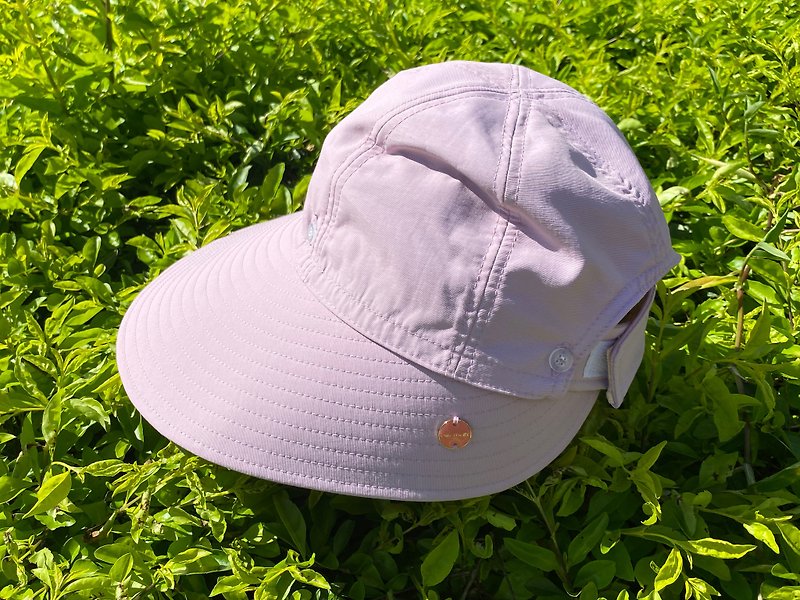 太陽帽│防UV夏天帽│行山帽│闊邊帽 - 帽子 - 聚酯纖維 紫色