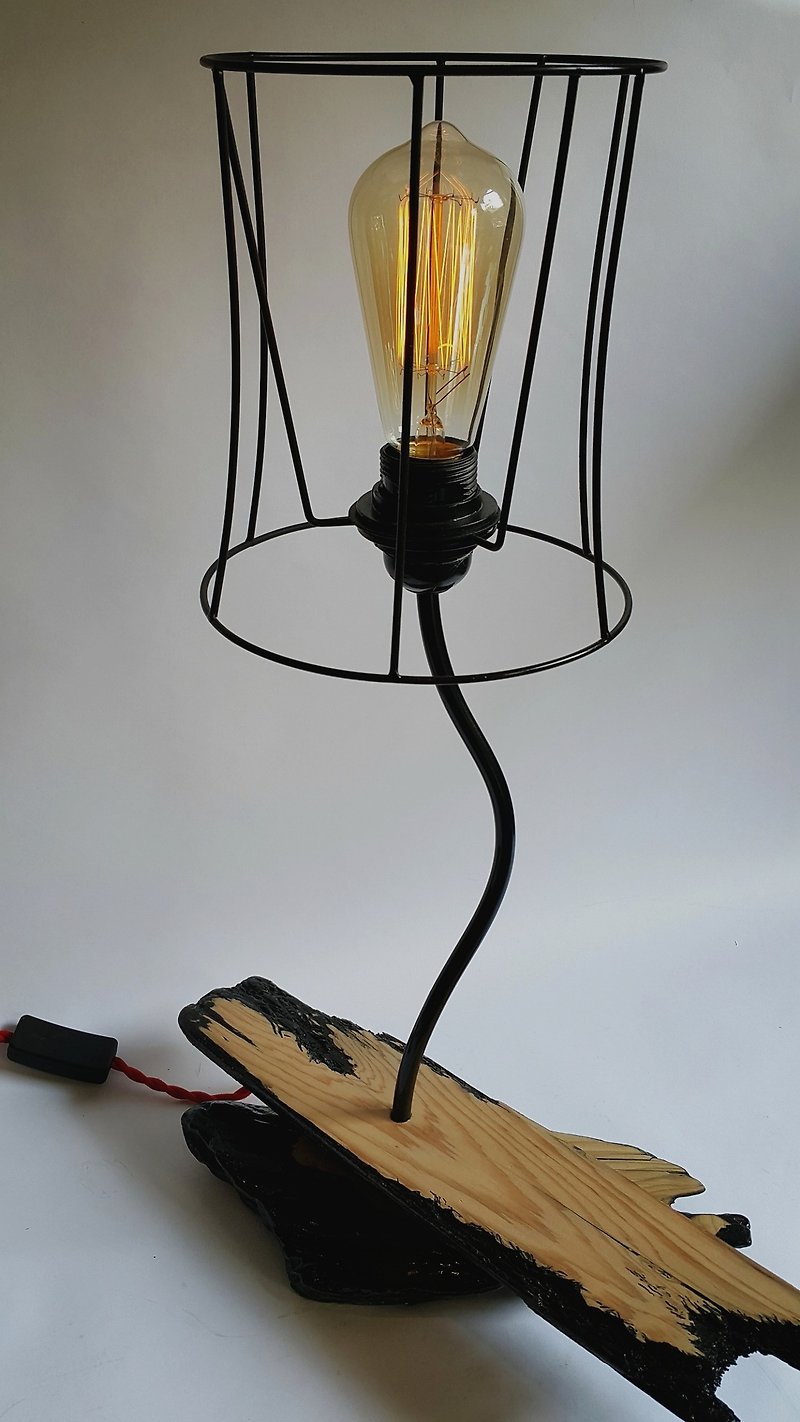 "CL Studio" [Nordic simple geometric cypress lamp holder night light] / M-68 - Lighting - Wood 