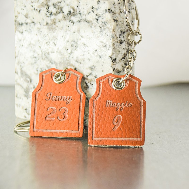 Customized jersey shape ornaments - Keychains - Eco-Friendly Materials 