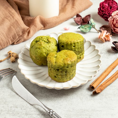 點品手作 最有溫度的烘焙空間 蜂蜜抹茶司康 日式風味升級版 3入加贈咖啡試飲 點品手作