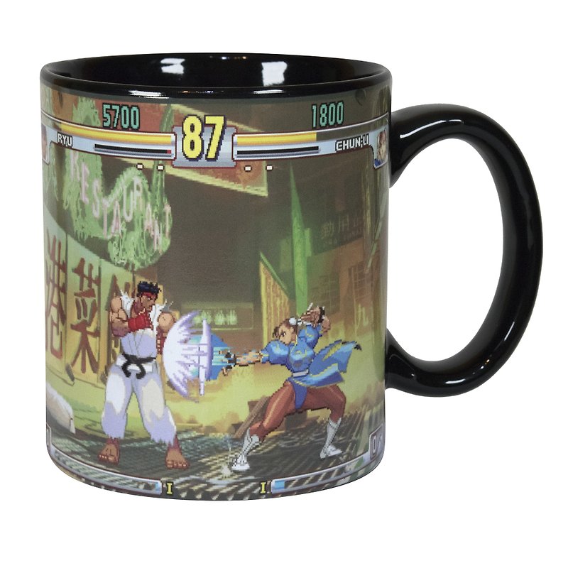 SFIII Hong Kong background magic mug (Street Fighter series) - Cups - Pottery 