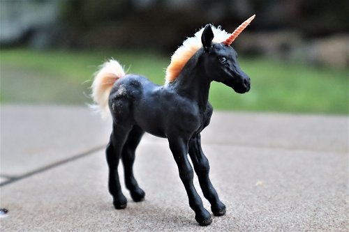 JFoxMountain Unicorn fantasy animal art figurine sculpture