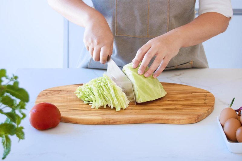 40 cm Original olive wood household/cooking chopping board-tray-wooden tray - Serving Trays & Cutting Boards - Wood Brown