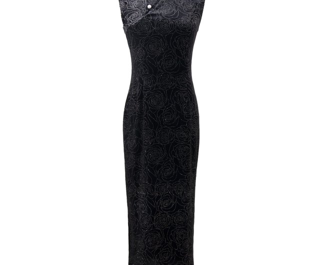 Self-Cultivation Beaded Knit Bodycon Dress Self-Cultivation Beaded Knit Bodycon Dress