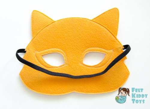 Yellow Tiger Cat Masks