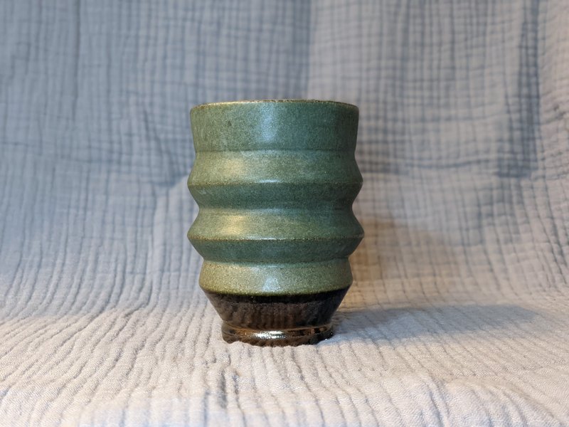 Made in Hong Kong | Handmade Pottery - Tree Mug - Cups - Pottery Green