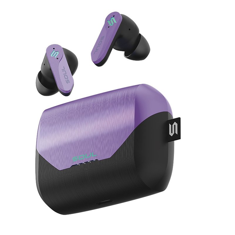 SOUL S-PLAY True Wireless Bluetooth Headphones - Galaxy Purple - Headphones & Earbuds - Other Materials Purple
