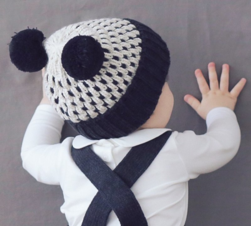 Happy Prince SUP baby knitted hat Made in Korea - อื่นๆ - เส้นใยสังเคราะห์ สีน้ำเงิน
